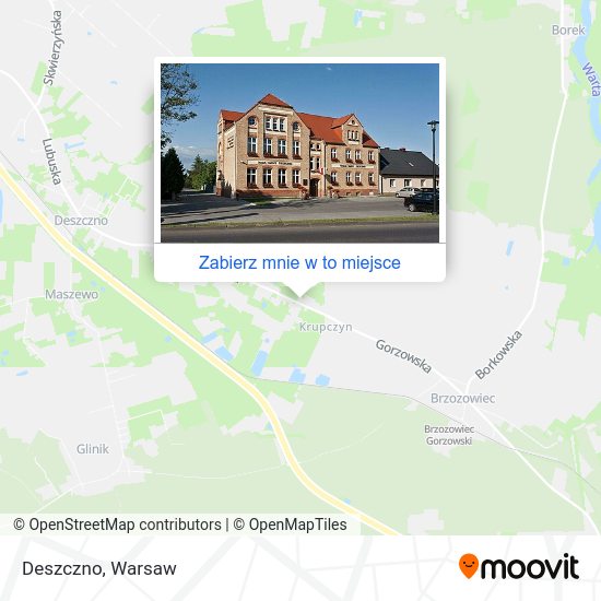 Mapa Deszczno