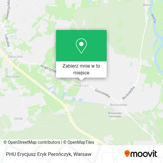 Mapa PHU Erycjusz Eryk Perończyk