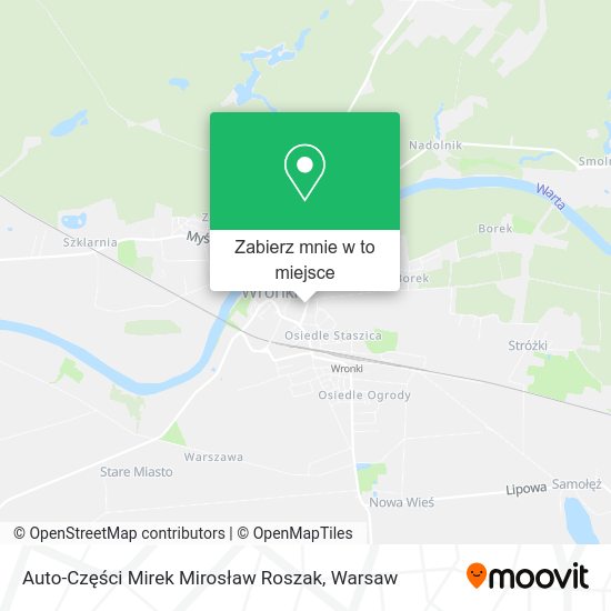 Mapa Auto-Części Mirek Mirosław Roszak