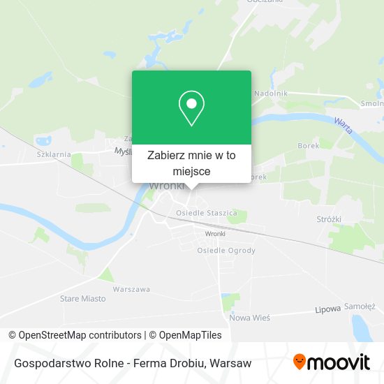 Mapa Gospodarstwo Rolne - Ferma Drobiu