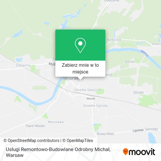 Mapa Usługi Remontowo-Budowlane Odrobny Michał