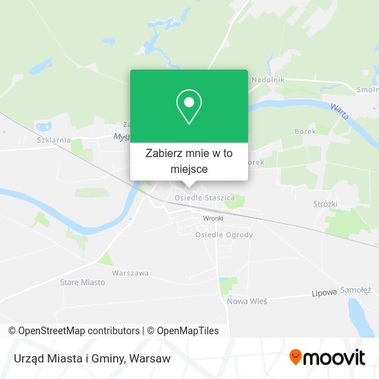 Mapa Urząd Miasta i Gminy