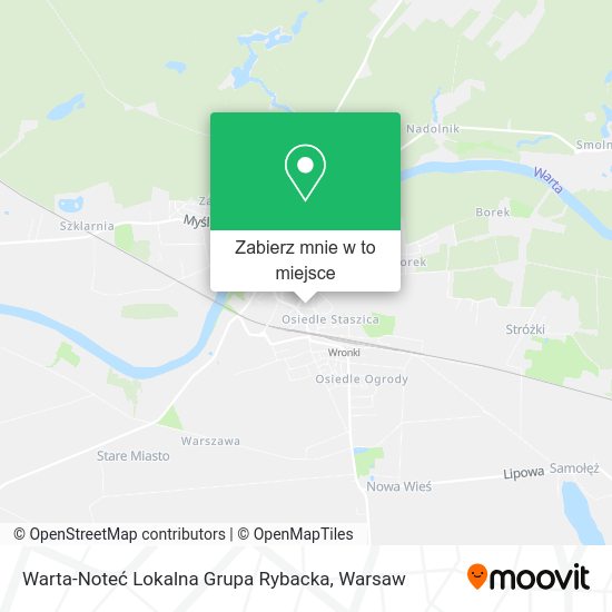 Mapa Warta-Noteć Lokalna Grupa Rybacka