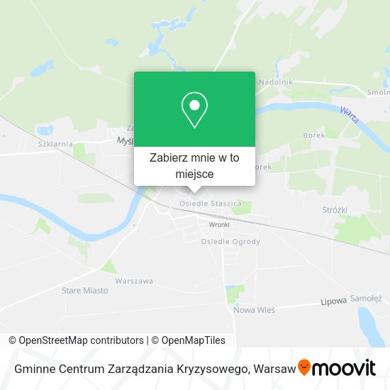 Mapa Gminne Centrum Zarządzania Kryzysowego