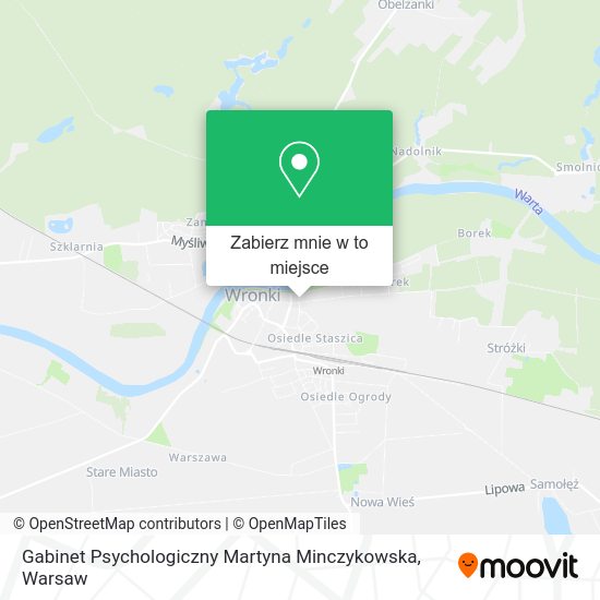 Mapa Gabinet Psychologiczny Martyna Minczykowska