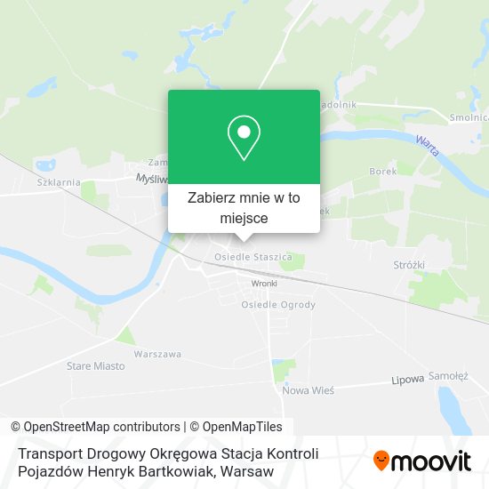 Mapa Transport Drogowy Okręgowa Stacja Kontroli Pojazdów Henryk Bartkowiak