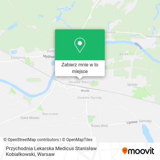 Mapa Przychodnia Lekarska Medicus Stanisław Kobiałkowski