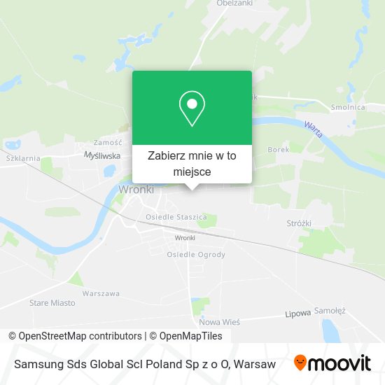 Mapa Samsung Sds Global Scl Poland Sp z o O