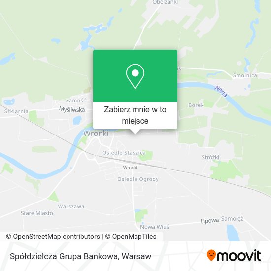 Mapa Spółdzielcza Grupa Bankowa