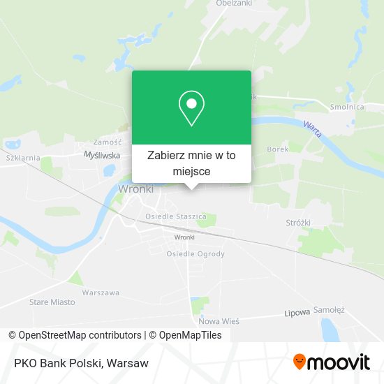 Mapa PKO Bank Polski