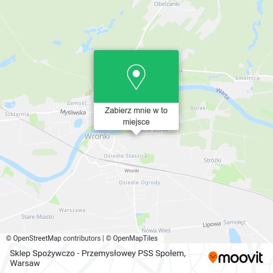 Mapa Sklep Spożywczo - Przemysłowey PSS Społem