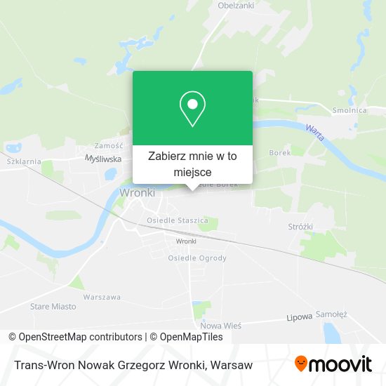 Mapa Trans-Wron Nowak Grzegorz Wronki