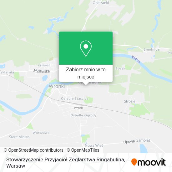 Mapa Stowarzyszenie Przyjaciół Żeglarstwa Ringabulina