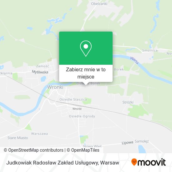 Mapa Judkowiak Radosław Zakład Usługowy