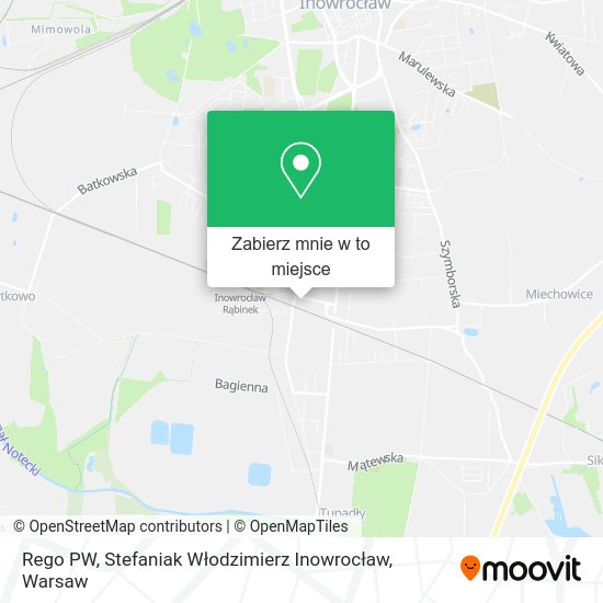 Mapa Rego PW, Stefaniak Włodzimierz Inowrocław