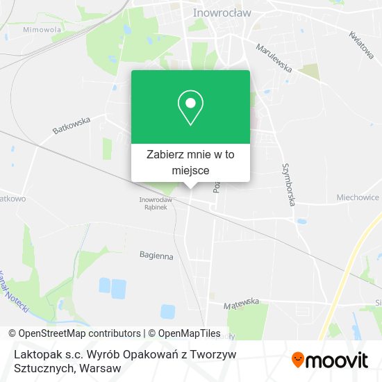 Mapa Laktopak s.c. Wyrób Opakowań z Tworzyw Sztucznych