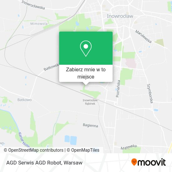 Mapa AGD Serwis AGD Robot