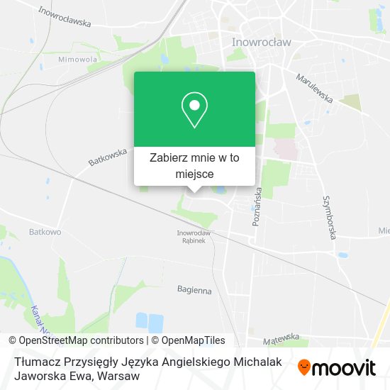 Mapa Tłumacz Przysięgły Języka Angielskiego Michalak Jaworska Ewa