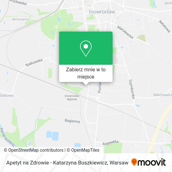 Mapa Apetyt na Zdrowie - Katarzyna Buszkiewicz