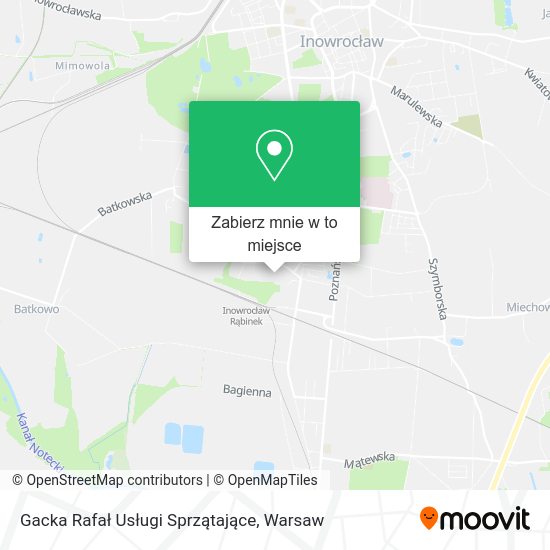 Mapa Gacka Rafał Usługi Sprzątające