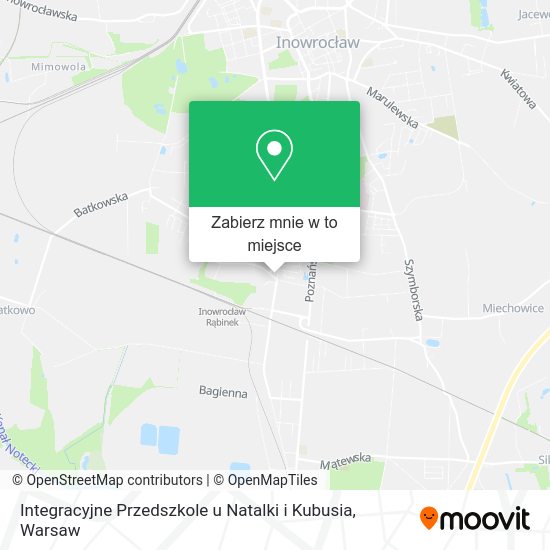 Mapa Integracyjne Przedszkole u Natalki i Kubusia