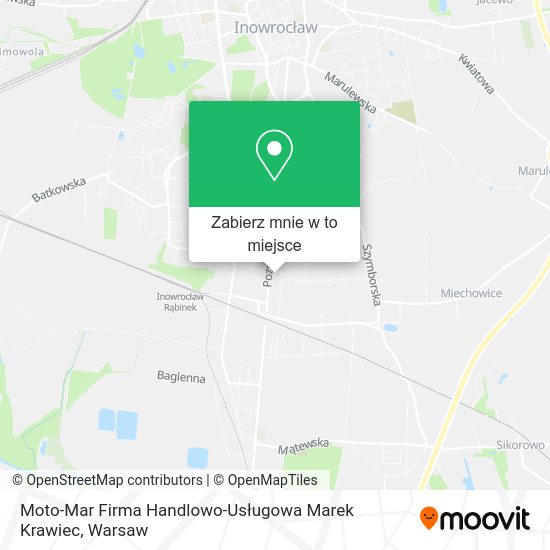 Mapa Moto-Mar Firma Handlowo-Usługowa Marek Krawiec