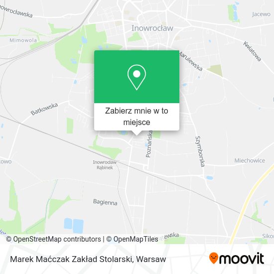 Mapa Marek Maćczak Zakład Stolarski