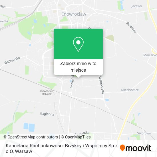 Mapa Kancelaria Rachunkowosci Brzykcy i Wspolnicy Sp z o O