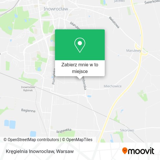 Mapa Kręgielnia Inowrocław