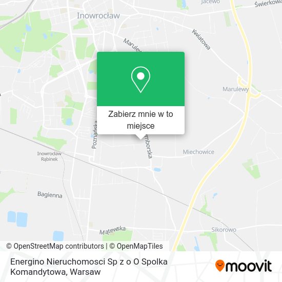 Mapa Energino Nieruchomosci Sp z o O Spolka Komandytowa