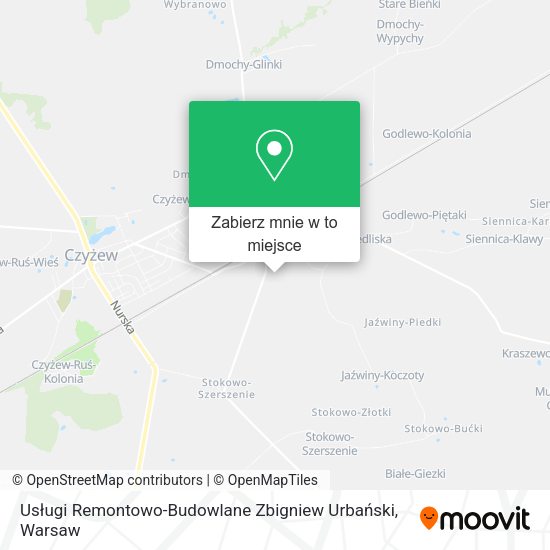 Mapa Usługi Remontowo-Budowlane Zbigniew Urbański