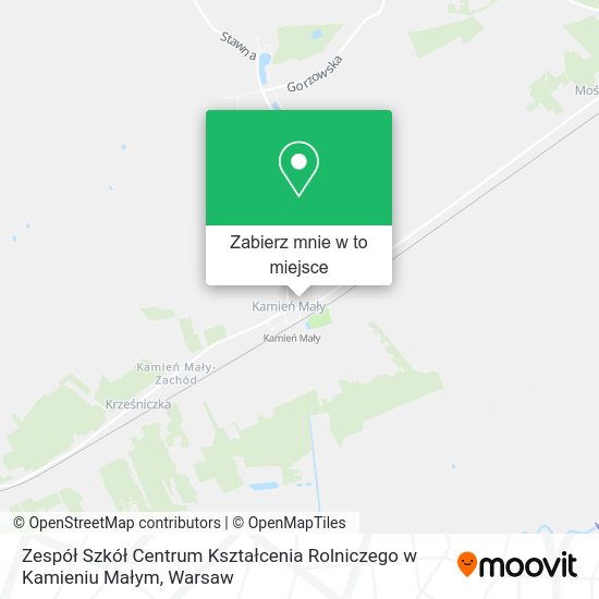 Mapa Zespół Szkół Centrum Kształcenia Rolniczego w Kamieniu Małym