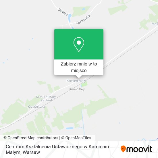 Mapa Centrum Ksztalcenia Ustawicznego w Kamieniu Malym