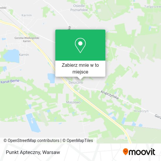 Mapa Punkt Apteczny