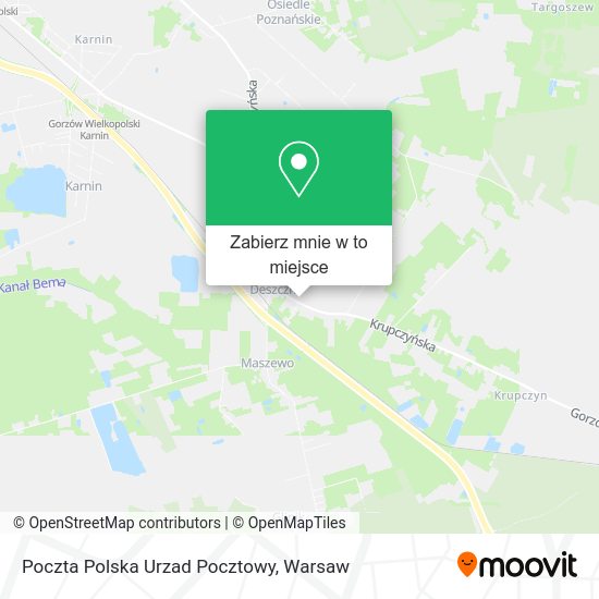 Mapa Poczta Polska Urzad Pocztowy