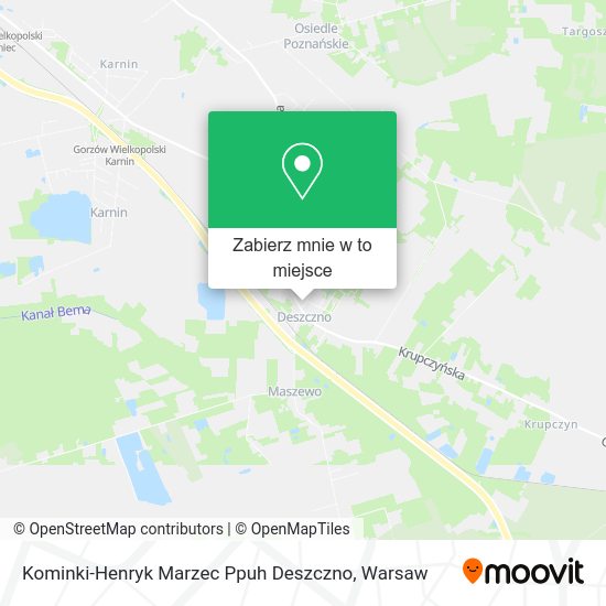 Mapa Kominki-Henryk Marzec Ppuh Deszczno