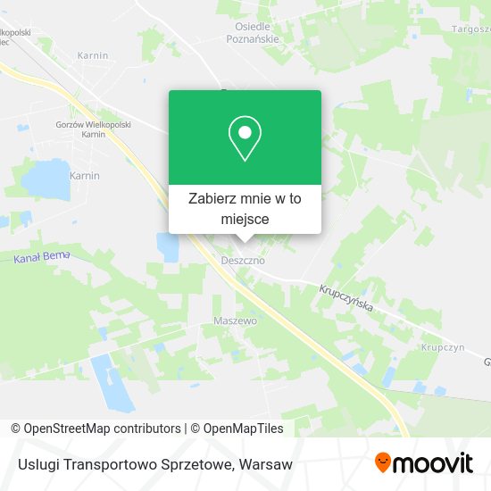 Mapa Uslugi Transportowo Sprzetowe