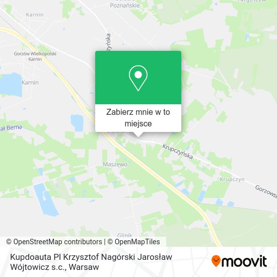 Mapa Kupdoauta Pl Krzysztof Nagórski Jarosław Wójtowicz s.c.