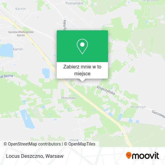 Mapa Locus Deszczno