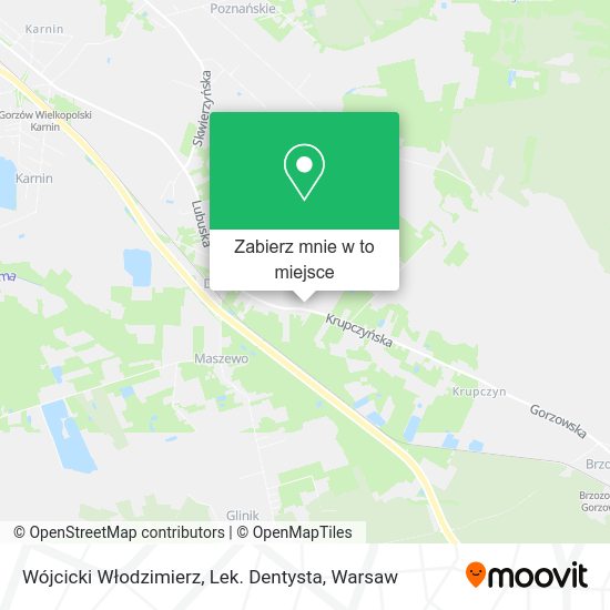 Mapa Wójcicki Włodzimierz, Lek. Dentysta