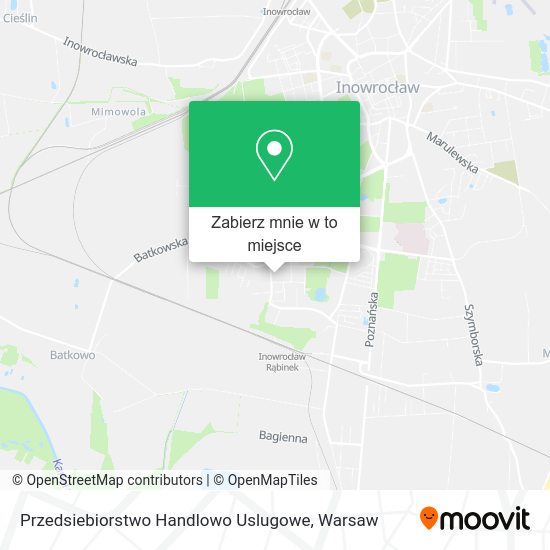 Mapa Przedsiebiorstwo Handlowo Uslugowe