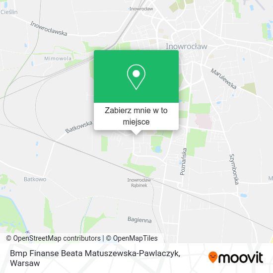 Mapa Bmp Finanse Beata Matuszewska-Pawlaczyk