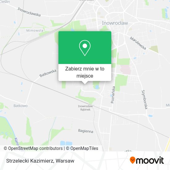 Mapa Strzelecki Kazimierz