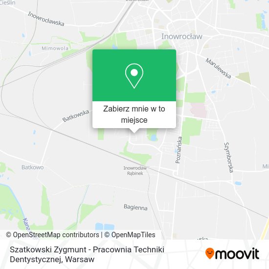 Mapa Szatkowski Zygmunt - Pracownia Techniki Dentystycznej