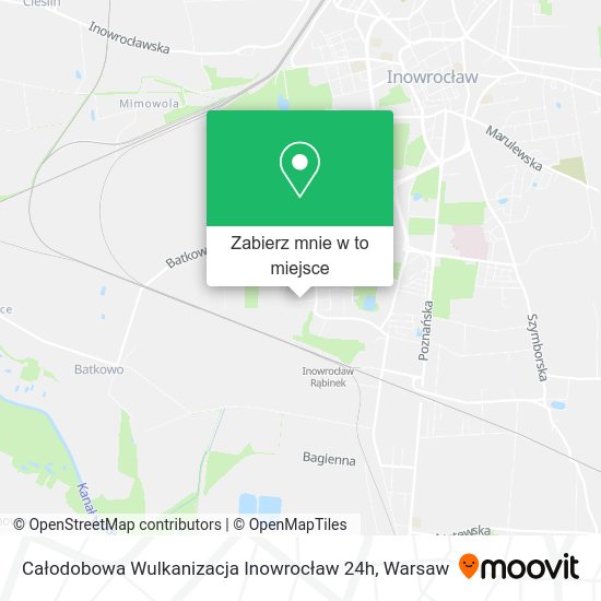 Mapa Całodobowa Wulkanizacja Inowrocław 24h