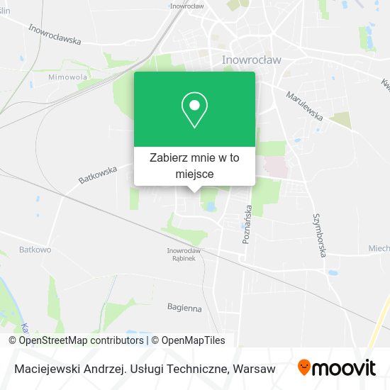 Mapa Maciejewski Andrzej. Usługi Techniczne