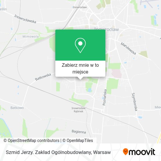 Mapa Szmid Jerzy. Zakład Ogólnobudowlany