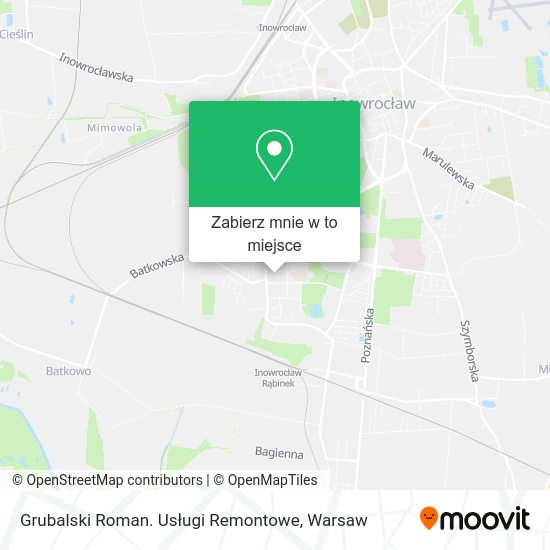 Mapa Grubalski Roman. Usługi Remontowe