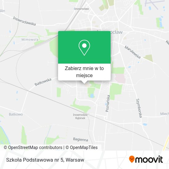 Mapa Szkoła Podstawowa nr 5