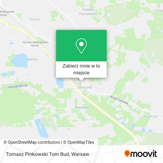 Mapa Tomasz Pinkowski Tom Bud